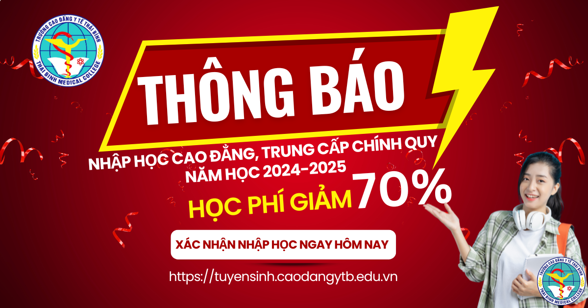 Thông báo trúng tuyển và nhập học cao đẳng, trung cấp chính quy đợt 1 năm 2024